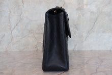 Load image into Gallery viewer, CHANEL Medium Matelasse Single flap chain shoulder bag Caviar skin Navy/Silver hadware Shoulder bag 700080164