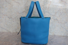 画像をギャラリービューアに読み込む, HERMES/エルメス ピコタンロックGM トリヨンクレマンス ブルーザンジバル X刻印 ハンドバッグ 800020206