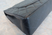 Load image into Gallery viewer, CHANEL Medium Matelasse Single flap chain shoulder bag Caviar skin Navy/Silver hadware Shoulder bag 700080164