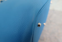 画像をギャラリービューアに読み込む, HERMES/エルメス ピコタンロックGM トリヨンクレマンス ブルーザンジバル X刻印 ハンドバッグ 800020206