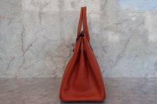 Load image into Gallery viewer, HERMES BIRKIN 30 Ardennes leather Brique Hand bag 700090212