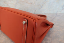 Load image into Gallery viewer, HERMES BIRKIN 30 Ardennes leather Brique Hand bag 700090212