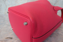 画像をギャラリービューアに読み込む, HERMES/エルメス ピコタンロックエクラPM トリヨンクレマンス/ヴォースイフト ローズメキシコ/ルージュクー Y刻印 ハンドバッグ 700100202