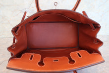 Load image into Gallery viewer, HERMES BIRKIN 30 Ardennes leather Brique Hand bag 700090212