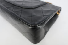 Load image into Gallery viewer, CHANEL Matelasse Double Flap Double Chain shoulder bag Lambskin Black/Gold hardware Shoulder bag 800090051