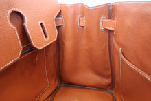 Load image into Gallery viewer, HERMES GARDEN PARTY PM Negonda leather Black □K Engraving Tote bag 700070127