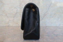 Load image into Gallery viewer, CHANEL Diana matelasse chain shoulder bag Lambskin Black/Gold hadware Shoulder bag 700120103