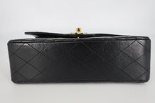 將圖片載入圖庫檢視器 CHANEL/シャネル マトラッセWフラップチェーンショルダーバッグ ラムスキン ブラック/ゴールド金具 ショルダーバッグ 800100046
