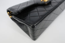 將圖片載入圖庫檢視器 CHANEL/シャネル マトラッセWフラップチェーンショルダーバッグ ラムスキン ブラック/ゴールド金具 ショルダーバッグ 800100046