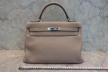 画像をギャラリービューアに読み込む, HERMES/エルメス ケリー32 トリヨンクレマンス トゥルティエールグレー □G刻印 ショルダーバッグ 800080191