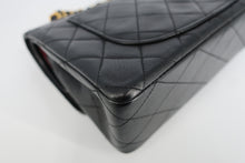 將圖片載入圖庫檢視器 CHANEL/シャネル マトラッセWフラップチェーンショルダーバッグ ラムスキン ブラック/ゴールド金具 ショルダーバッグ 800100046