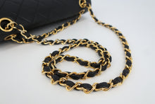 將圖片載入圖庫檢視器 CHANEL/シャネル マトラッセWフラップチェーンショルダーバッグ ラムスキン ブラック/ゴールド金具 ショルダーバッグ 800100046