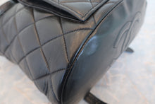 画像をギャラリービューアに読み込む, CHANEL/シャネル マトラッセチェーンリュック ラムスキン ブラック/ゴールド金具 リュック 800020275