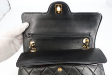 將圖片載入圖庫檢視器 CHANEL/シャネル マトラッセWフラップチェーンショルダーバッグ ラムスキン ブラック/ゴールド金具 ショルダーバッグ 800100046