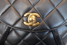 画像をギャラリービューアに読み込む, CHANEL/シャネル マトラッセチェーンリュック ラムスキン ブラック/ゴールド金具 リュック 800020275