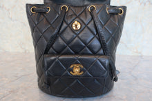 画像をギャラリービューアに読み込む, CHANEL/シャネル マトラッセチェーンリュック ラムスキン ブラック/ゴールド金具 リュック 800020275