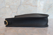 Load image into Gallery viewer, HERMES  EVELYNE TPM Clemence leather Black W Engraving Shoulder bag 700070171