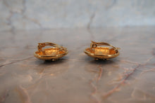 Load image into Gallery viewer, CHANEL CC mark round earring Gold plate Gold Earring 700080091
