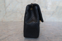 画像をギャラリービューアに読み込む, CHANEL/シャネル ミニマトラッセシングルフラップチェーンショルダーバッグ ラムスキン ブラック/ゴールド金具 ショルダーバッグ 800010118