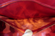 Load image into Gallery viewer, HERMES BIRKIN 35 Toile H/Graine Couchevel leather Beige/Rouge vif 〇Y Engraving Hand bag 800020061