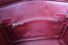 Load image into Gallery viewer, HERMES BIRKIN 30 Toile H/Leather Beige/Rouge H □F Engraving Hand bag 700090211