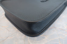 Load image into Gallery viewer, HERMES  EVELYNE TPM Clemence leather Black W Engraving Shoulder bag 700070171