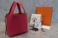 画像をギャラリービューアに読み込む, HERMES/エルメス ピコタンロックカザック2PM トリヨンクレマンス ローズメキシコ/ローズエクストリーム/ルージュクー Y刻印 ハンドバッグ 800070088