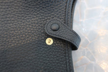Load image into Gallery viewer, HERMES  EVELYNE TPM Clemence leather Black W Engraving Shoulder bag 700070171