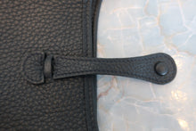 Load image into Gallery viewer, HERMES  EVELYNE TPM Clemence leather Black W Engraving Shoulder bag 700070171