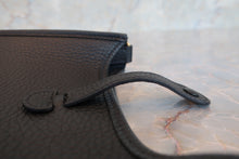 Load image into Gallery viewer, HERMES  EVELYNE TPM Clemence leather Black W Engraving Shoulder bag 700070171