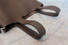 Load image into Gallery viewer, HERMES PICOTIN LOCK PM Clemence leather Chocolat □P Engraving Hand bag 700100199