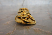 Load image into Gallery viewer, CHANEL CC mark brooch Gold plate Gold Brooch 700040096