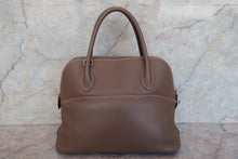 Load image into Gallery viewer, HERMES/BOLIDE 31 Clemence leather Etoupe gray □K Engraving Hand bag 700060018