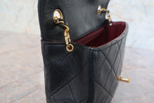 画像をギャラリービューアに読み込む, CHANEL/シャネル ミニマトラッセシングルフラップチェーンショルダーバッグ ラムスキン ブラック/ゴールド金具 ショルダーバッグ 800010118
