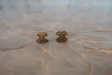 Load image into Gallery viewer, CHANEL CC mark earring Gold plate Gold Earring 700070113