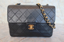 画像をギャラリービューアに読み込む, CHANEL/シャネル ミニマトラッセシングルフラップチェーンショルダーバッグ ラムスキン ブラック/ゴールド金具 ショルダーバッグ 800020201