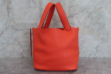 画像をギャラリービューアに読み込む, HERMES/エルメス ピコタンロックMM トリヨンクレマンス オレンジポピー T刻印 ハンドバッグ 700080182