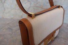 画像をギャラリービューアに読み込む, HERMES/エルメス コンスタンス24 トワルアッシュ/ボックスカーフ ベージュ/ナチュラル 〇I刻印 ショルダーバッグ 700100194