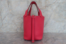 画像をギャラリービューアに読み込む, HERMES/エルメス ピコタンロックPM トリヨンクレマンス ローズエクストリーム Y刻印 ハンドバッグ 700070258