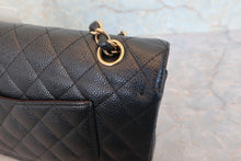 画像をギャラリービューアに読み込む, CHANEL/シャネル マトラッセWフラップWチェーンショルダーバッグ キャビアスキン ブラック/ゴールド金具 ショルダーバッグ 800020258