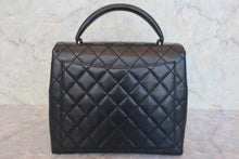 画像をギャラリービューアに読み込む, CHANEL/シャネル マトラッセ台形ハンドバッグ キャビアスキン ブラック/ゴールド金具 ハンドバッグ 800020270