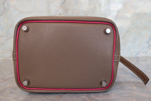 Load image into Gallery viewer, HERMES PICOTIN PM Bi-color Chevre myzore goatskim Etoupe gray/Rose shocking □K Engraving Hand bag 700050220