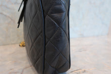 Load image into Gallery viewer, CHANEL Matelasse fringe chain shoulder bag Lambskin Black/Gold hadware Shoulder bag 800080131