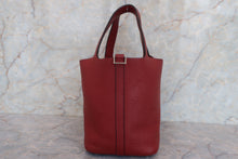 画像をギャラリービューアに読み込む, HERMES/エルメス ピコタンPM トリヨンクレマンス ルージュアッシュ □G刻印 ハンドバッグ 700080178