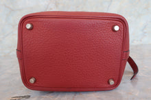 画像をギャラリービューアに読み込む, HERMES/エルメス ピコタンPM トリヨンクレマンス ルージュアッシュ □G刻印 ハンドバッグ 700080178
