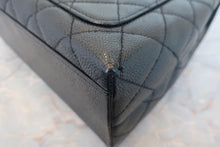 画像をギャラリービューアに読み込む, CHANEL/シャネル マトラッセ台形ハンドバッグ キャビアスキン ブラック/ゴールド金具 ハンドバッグ 800020270