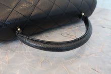 画像をギャラリービューアに読み込む, CHANEL/シャネル マトラッセ台形ハンドバッグ キャビアスキン ブラック/ゴールド金具 ハンドバッグ 800020270