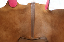 Load image into Gallery viewer, HERMES PICOTIN PM Bi-color Chevre myzore goatskim Etoupe gray/Rose shocking □K Engraving Hand bag 700050220