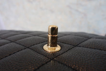 画像をギャラリービューアに読み込む, CHANEL/シャネル マトラッセ台形ハンドバッグ キャビアスキン ブラック/ゴールド金具 ハンドバッグ 800020270