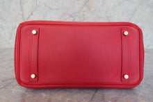 画像をギャラリービューアに読み込む, HERMES/エルメス バーキン30 ヴォーエプソン ルージュカザック □Q刻印 ハンドバッグ 800010126